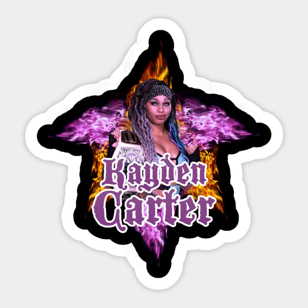 Kayden Carter // WWE FansArt Sticker by suprax125R